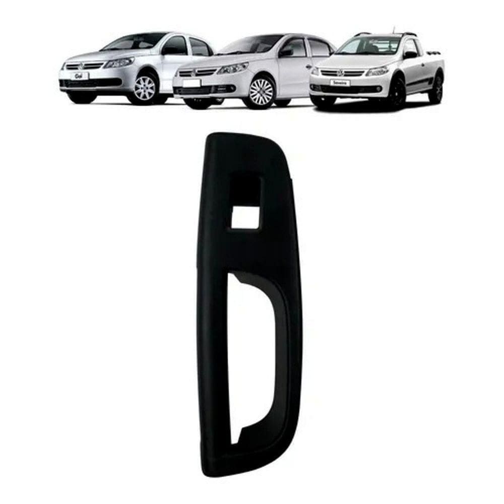 Puxador Interno Da Porta Gol G5 Dianteiro Direito Preto