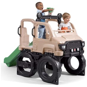 Playset Infantil Para Ambientes Externos, Com Escorregador, Parede de Escalada e Jungle Gym - Para Crianças de 2 a 5 Anos - Step2