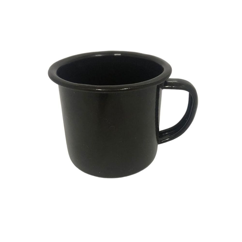 Caneca Esmaltada 85ml Black Mimo