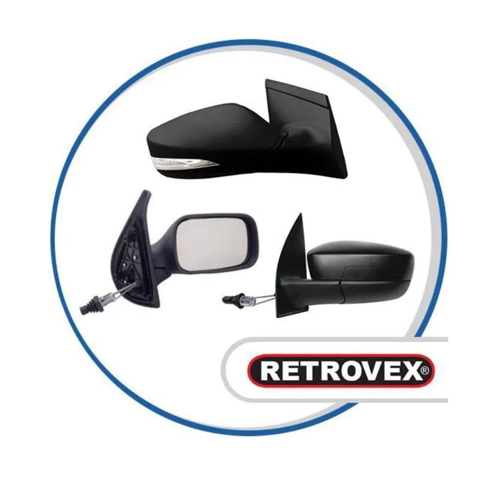 1173 - Retrovisor C / Controle Le - Gol 95 / 99 2 Porta Adaptacao Gv - Retrovex