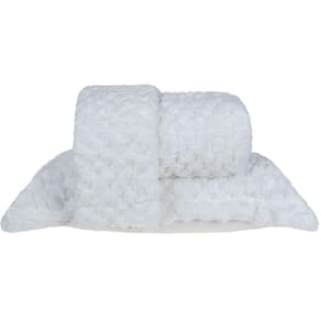 Kit Colcha Casal Luxor Jacquard Toque Pele De Coelho Macio