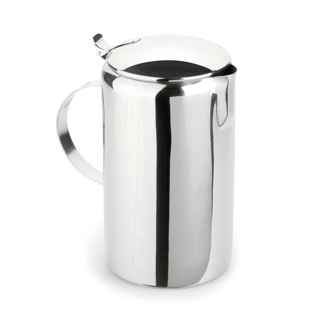 Jarra De Suco Inox 2,3 Litros Com Tampa água Saborizada Refresco Verão Com Bico Casa Cozinha