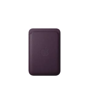 Carteira com MagSafe de tecido FineWoven para iPhone - Amora-preta