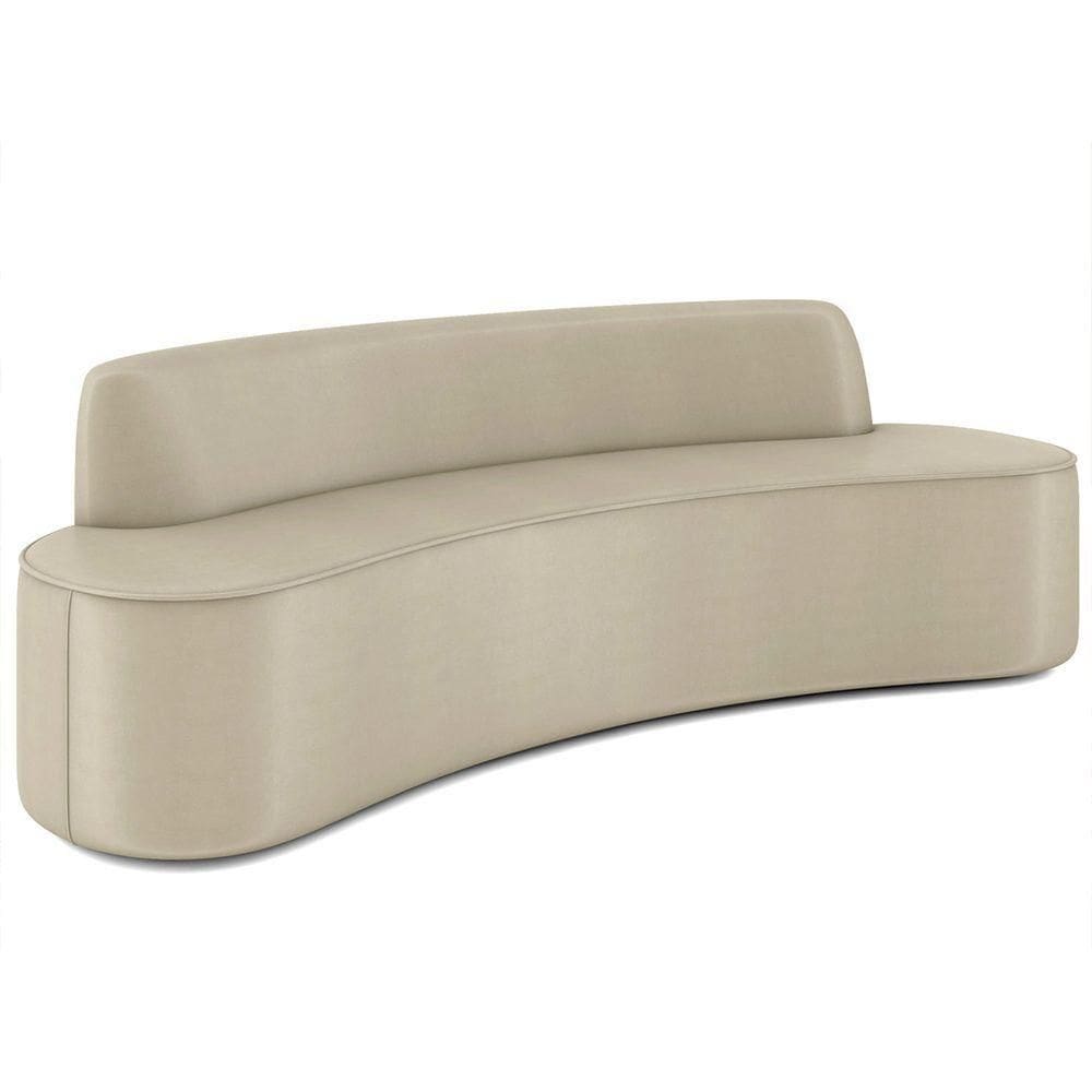Sofá 5 Lugares Para Sala De Estar Living 280cm Koane D06 Facto Pérola - Mpozenato