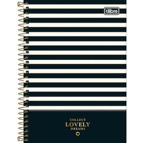 Caderno Espiral Capa Dura Universitário 10 Matérias West Village 160 Folhas Tilibra Estampa 3