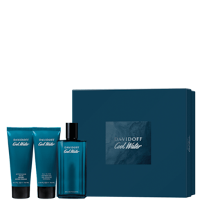 Kit Davidoff Cool Water Masculino - Eau de Toilette 125ml + Shower Gel 75ml + Sabonete 75ml