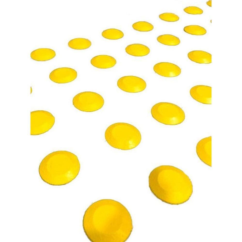 Sinalização Tatil Alerta Amarelo Com Dupla Face Ml