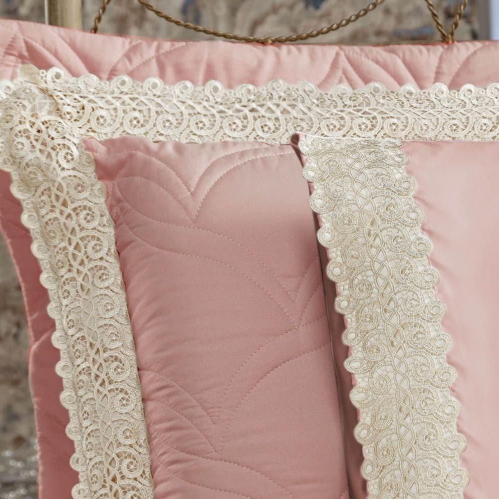 Jogo De Cama Lençol King Classico Grippir 400 Fios - Rosê