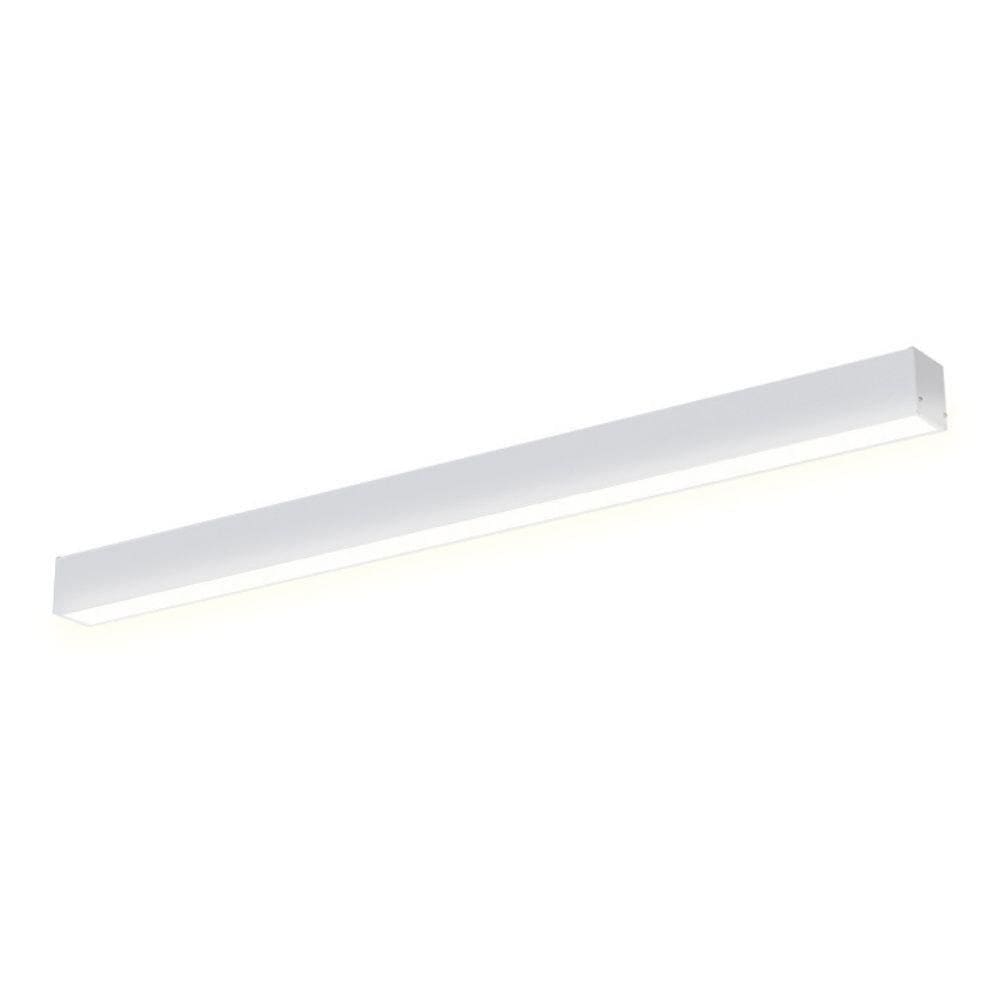 Luminária Sobrepor Taschibra Vetor Led Linear 20w Luz Quente 2700k Bivolt Branca