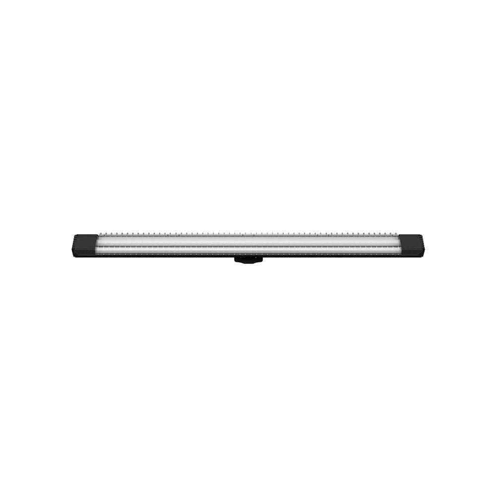 Luminária Sobrepor Taschibra Lumifácil 120cm C/ 1 Tubo Led 6500k Bivolt Preto