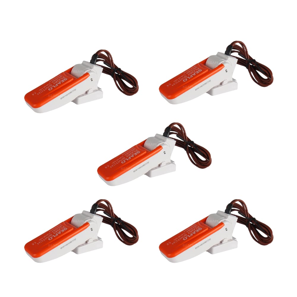 Kit 5 Automático Bomba de Porão SEAFLO 12V 24V 32V ATÉ 20A