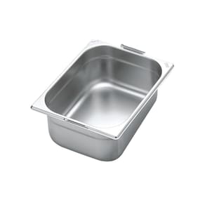 Cuba Tramontina 1-2 Em Aço Inox Com Alças Moveis Profundidade 180 Mm - Aço 304