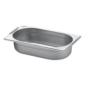Cuba Tramontina 1-4 Em Aço Inox Com Alças Moveis Profundidade 65 Mm - Aço 304