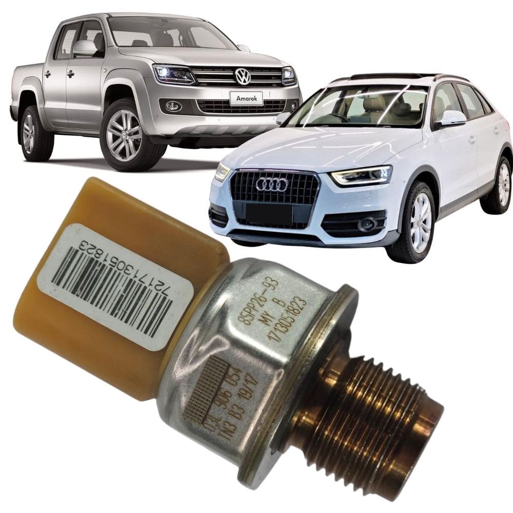 Sensor Pressão Combustível Amarok 2.0 16v Diesel 2012 a 2018 / Audi Q3 2.0 2012 a 2018