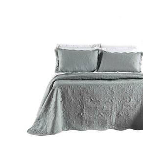 Kit Cobre Leito Colcha Adventure Queen Dupla Face - Cinza