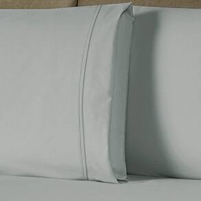 Jogo De Cama Lençol Queen Conforto Percal 300 Fios 3 Peças - Cinza