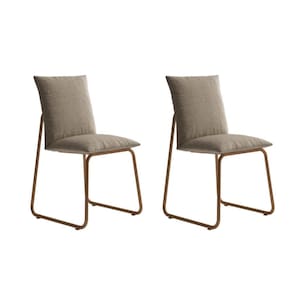 Conjunto 2 Cadeiras De Jantar Soft 1750 Carraro Areia Rose