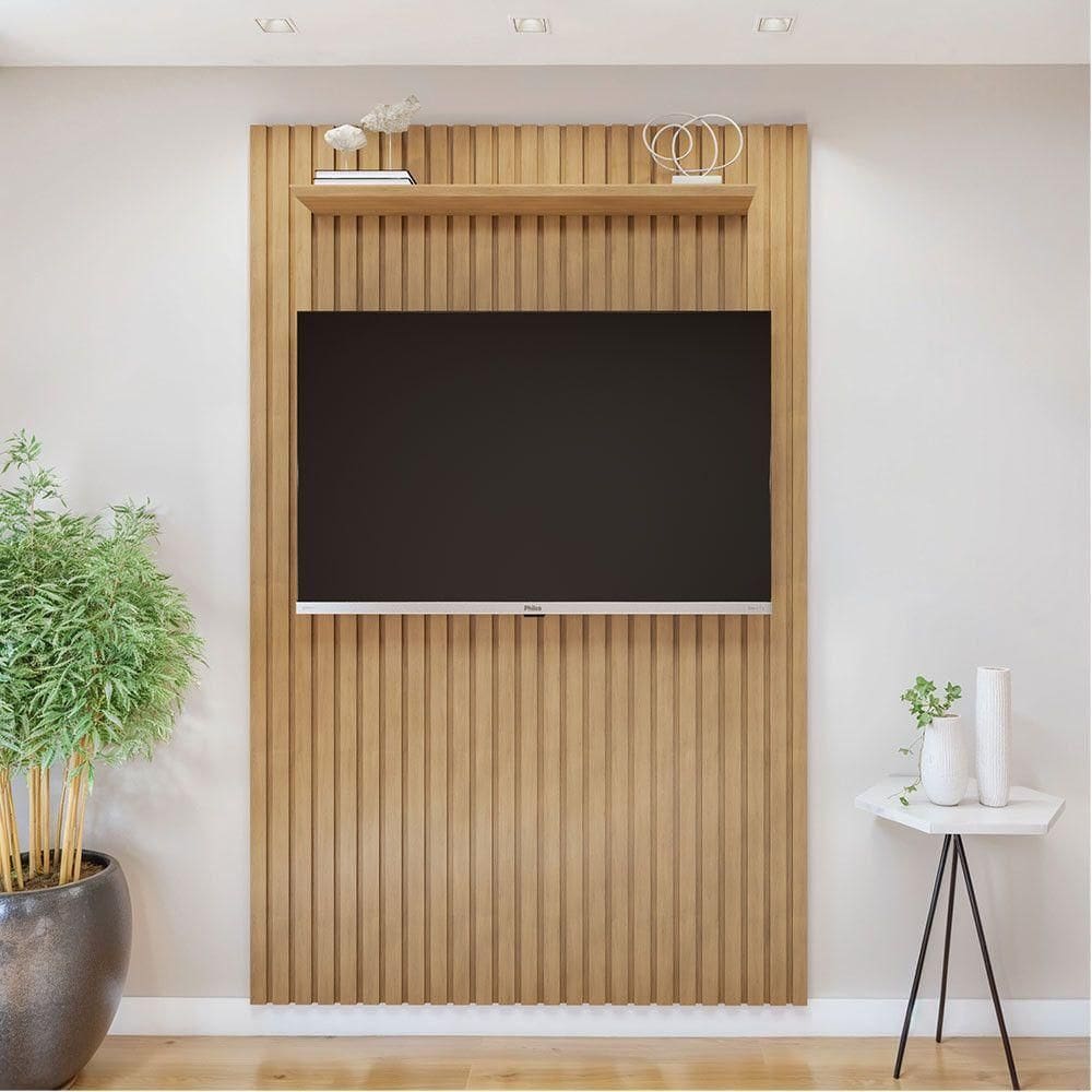 Painel Suspenso 138 Cm Vitória 100% Mdf Cinamomo