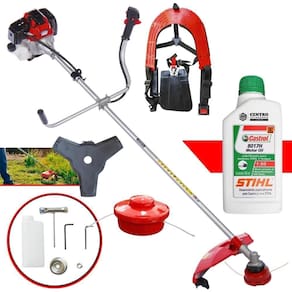 Roçadeira Toyama Rt43l C- Faca 3p + Carretel + óleo Stihl 2t