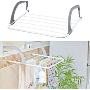 Varal Portátil 34x52cm Seca Roupa Na Janela Para Apartamento