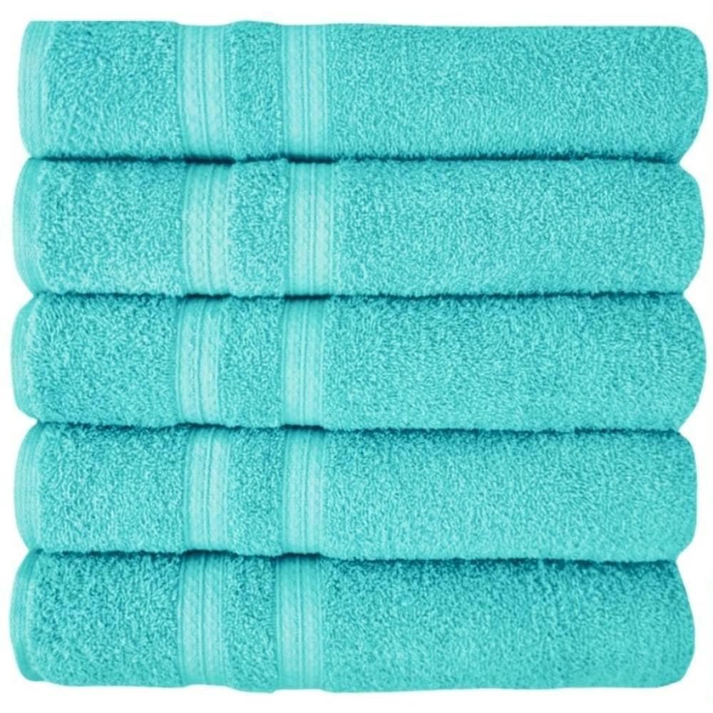 Kit 5 Toalhas Super Grossa E Felpuda Macia 80x150cm Beka - Verde Claro Verde Claro