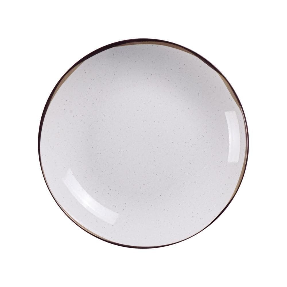 Prato Fundo Em Porcelana Canyon Decorada 21 Cm Tramontina