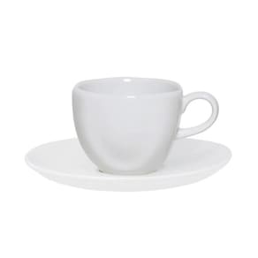 Xícara Para Chá Com Pires Em Porcelana Ryo White 220ml Oxford