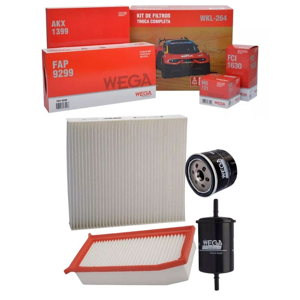Kit De Filtros Logan 2017 A 2024 / Sandero 2017 A 2024 - Wega Wkl264