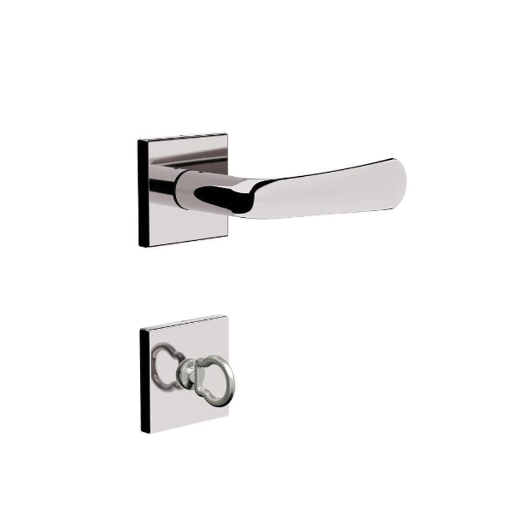 Fechadura 3f Banheiro 742b124 Ros. Quadrada Cromado