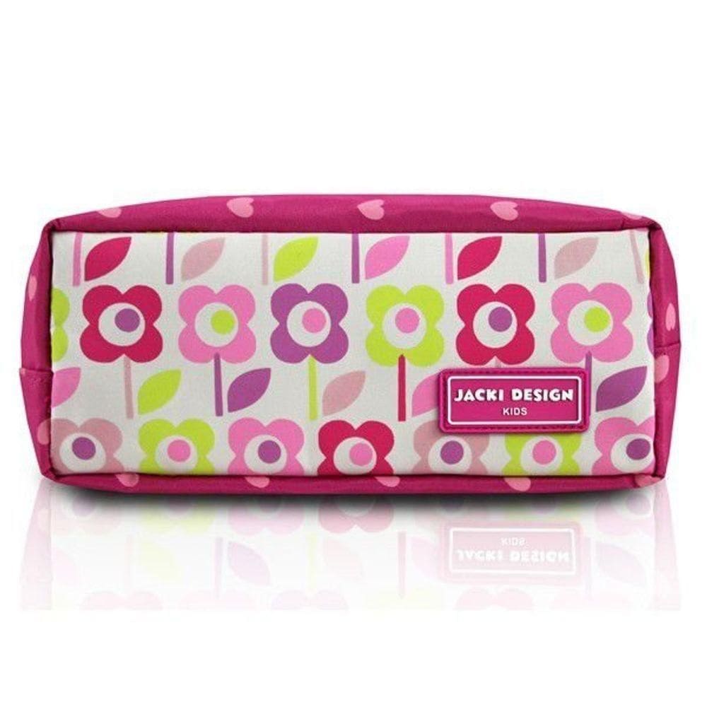 Estojo Tamanho Pequeno Rosa Sapeka Jacki Design Fúcsia - Floral Pink Mochila