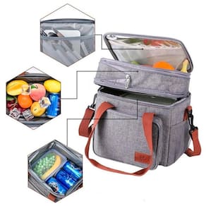 Bolsa Térmica Porta Lanche Marmita Compacta