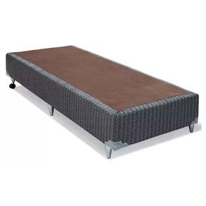 Cama Box Base Solteiro Orthotel Luxo Cinza (88x188x23) - Ortobom