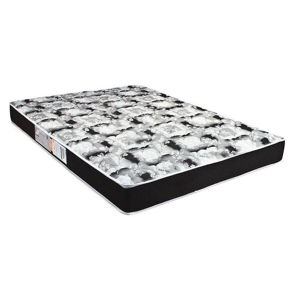 Colchão Casal Espuma D23 Roland Garros Black Bordado (138x188x14) Luckspuma
