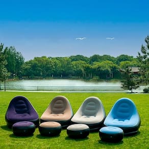 Sofá Inflável Portátil Ideal Para Praia E Viagem