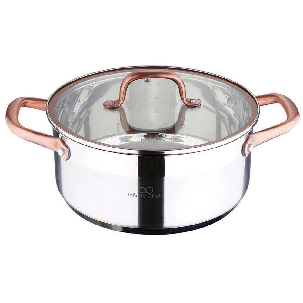 Caçarola Copper 24cm Indução Infinity Chefs Bergner