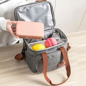 Bolsa Térmica Porta Lanche Marmita Compacta