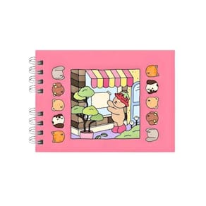 Livro De Colorir Rosa Bobbie Goods Capa Dura 48 Desenhos