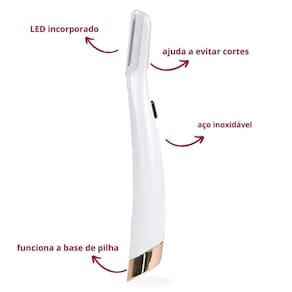 Esfoliador Facial Para Limpeza E Depilação De Pele