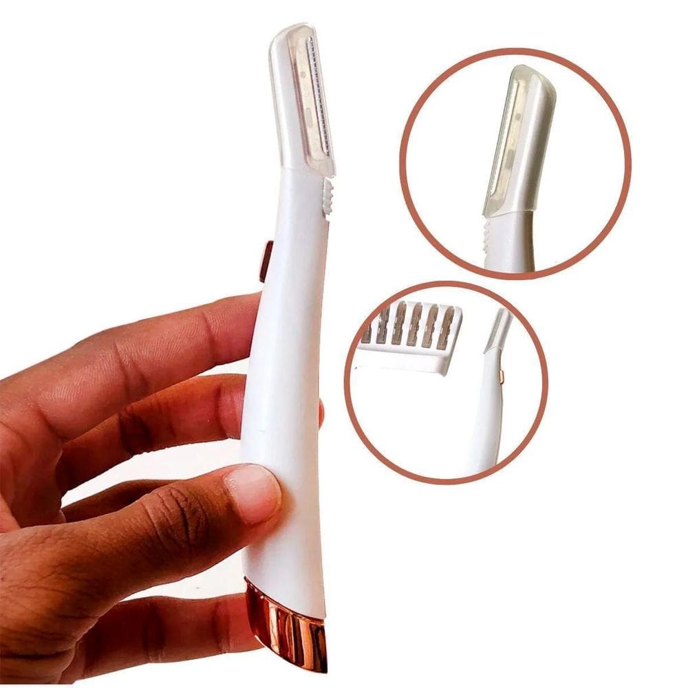 Esfoliador Removedor De Pelos Facial Com Cabo Seguro
