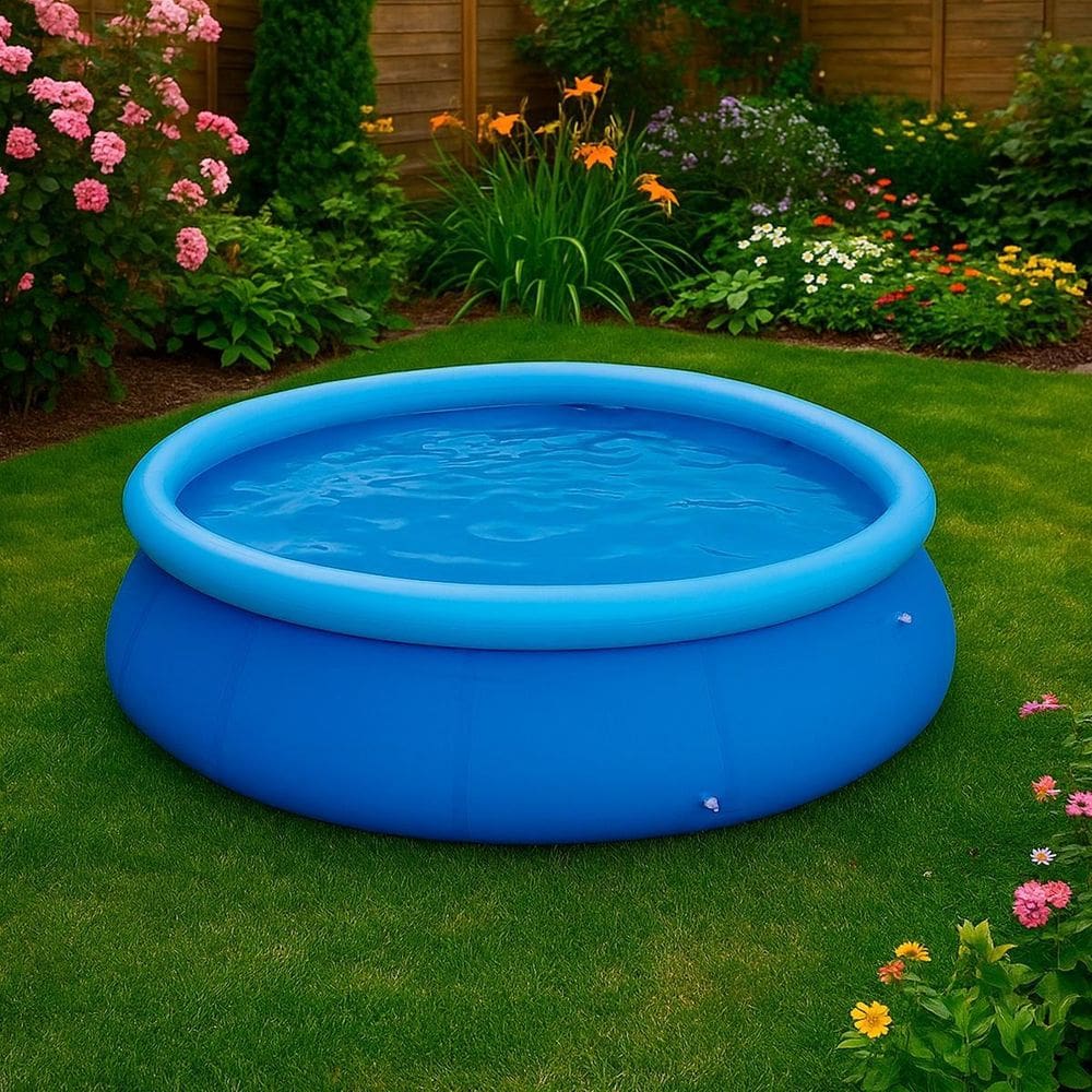 Piscina 1000L Azul Perfeita Para Sol E Diversão