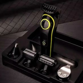 Aparelho 5 Em 1 Barbeador Elétrico Corte Recarregável Kit