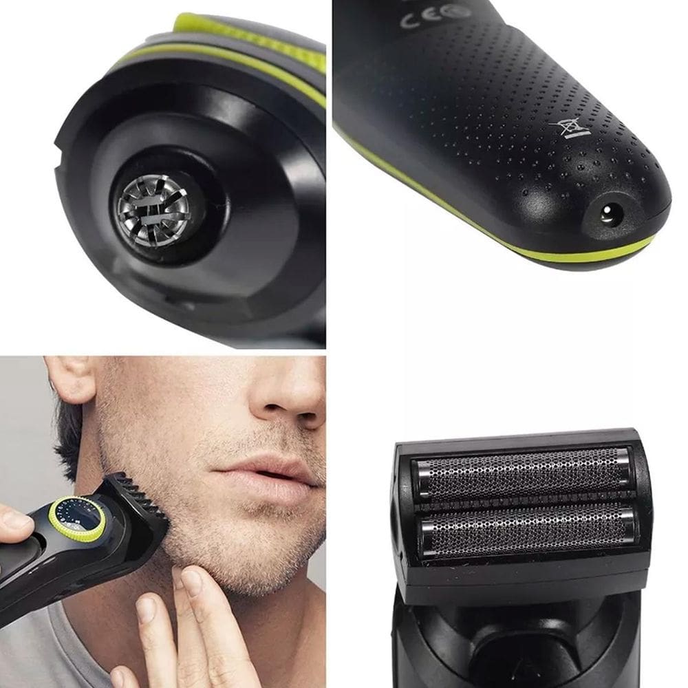 Barbeador Elétrico Profissional Kit Corte Conforto Portátil