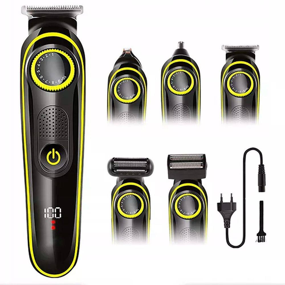 Corte Nariz Barba Orelhas Kit Profissional Recarregável