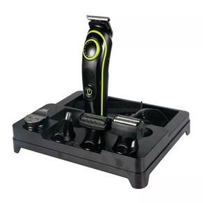 Aparelho 5 Em 1 Barbeador Elétrico Corte Recarregável Kit