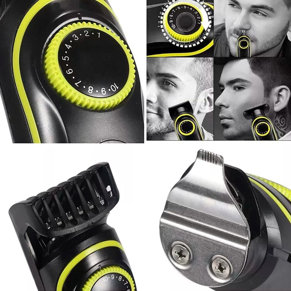 Kit Barbeador Completo Profissional Portátil 5 Em 1