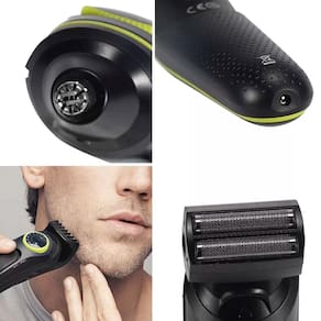 Aparelho 5 Em 1 Barbeador Elétrico Corte Recarregável Kit
