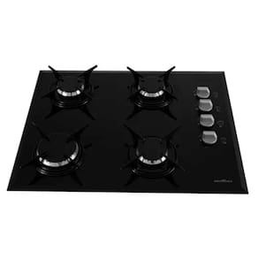 Cooktop A Gás Britânia 4 Queimadores Vidro 8mm BCT4P Bivolt