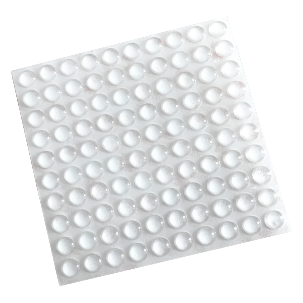 100Un. Adesivo Amortecedor Silicone Transparente Móveis 8mm