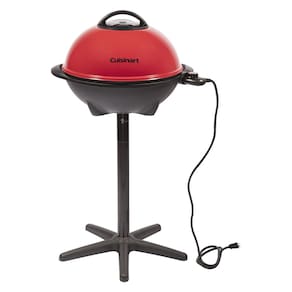Churrasqueira elétrica Cuisinart churrasqueira portátil 2 em 1 para uso interno/externo
