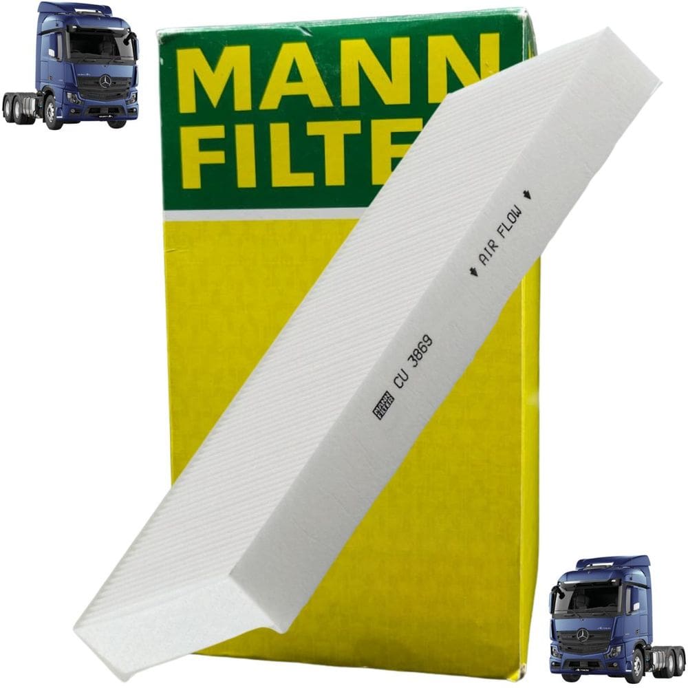 Cu3869 - Filtro De Cabine - Actros 2010 A 2024 - Mann Filter